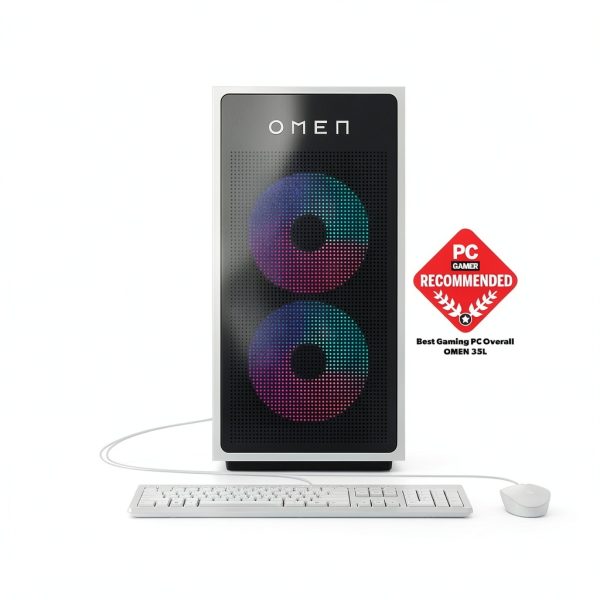 HP OMEN 35L Gaming Desktop AMD Ryzen 5 16GB DDR5 RTX 5060-4