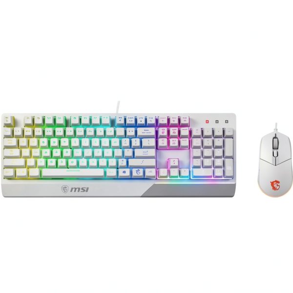 MSI Vigor GK30 Gaming Keyboard USB Plunger Cable White-6