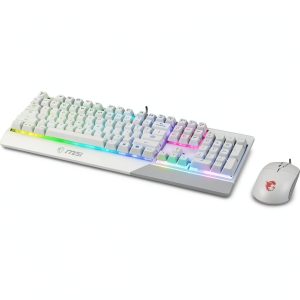 MSI Vigor GK30 Gaming Keyboard USB Plunger Cable White-0