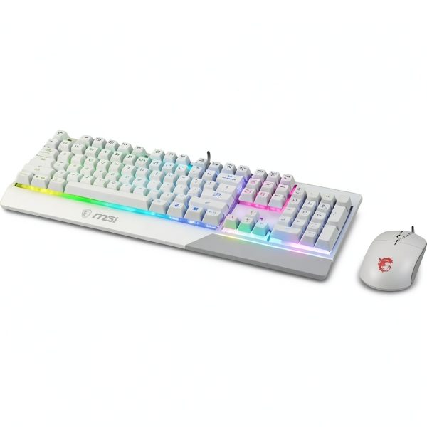 MSI Vigor GK30 Gaming Keyboard USB Plunger Cable White-0