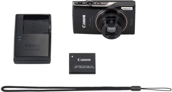 Canon PowerShot ELPH 360 HS Digital Camera Black 20MP Full-5