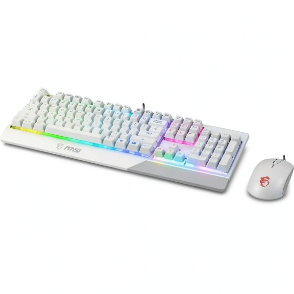MSI Vigor GK30 Gaming Keyboard USB Plunger Cable White-0