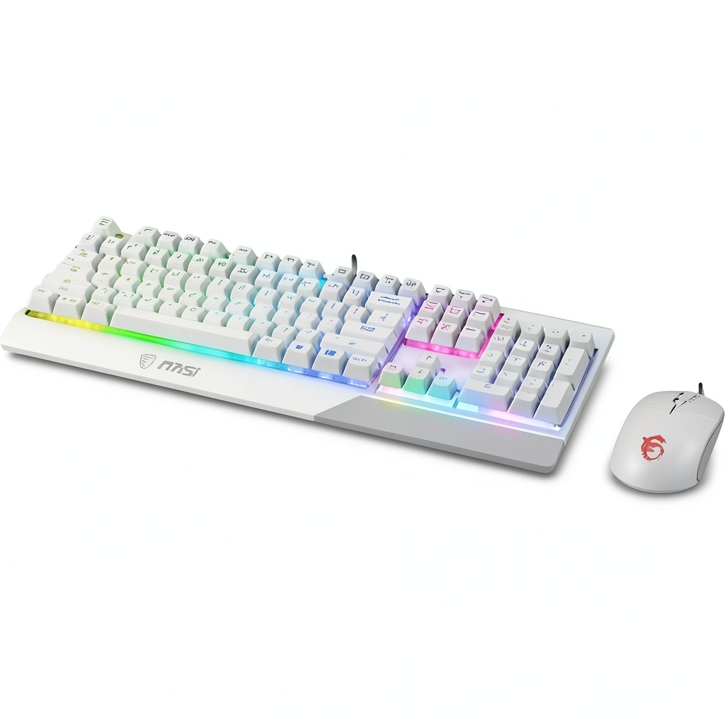 MSI Vigor GK30 Gaming Keyboard and Mouse in use during daytime gaming session