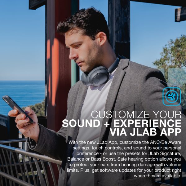JLab JBuds Lux ANC Wireless Headphones Active Noise-8