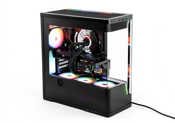 CyberPowerPC Gaming Desktop AMD Ryzen 5 5500 Radeon RX 6500-15