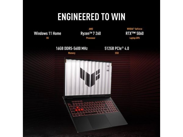 ASUS TUF A16 Gaming Laptop Ryzen 7 RTX 5060 165Hz-6