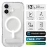 Crystal Palace Clear iPhone Case Drop Protection Kickstand-2