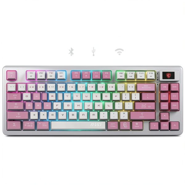 MSI FORGE GK600 Gaming Keyboard Tenkeyless Hot Swap PBT-7
