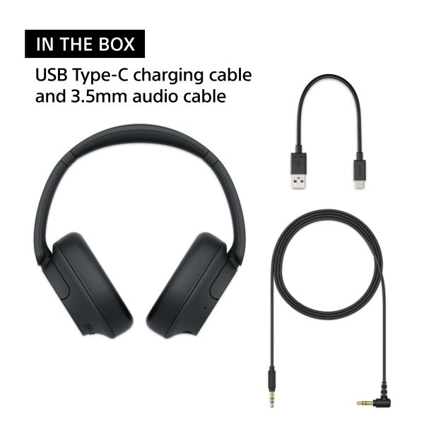 Sony WHCH720N Wireless Noise Cancelling Headphones Black-11