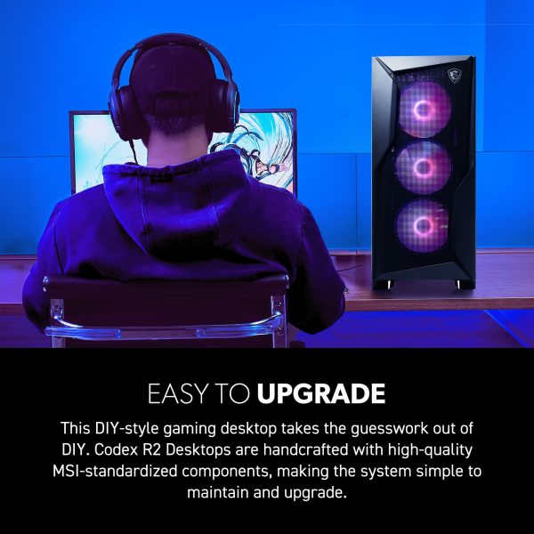 MSI Codex R2 Gaming Desktop Intel i5 14400F 16GB RTX 5050-6