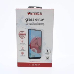 ZAGG LG K51 Screen Protector Glass Elite+ Clear Impact-0