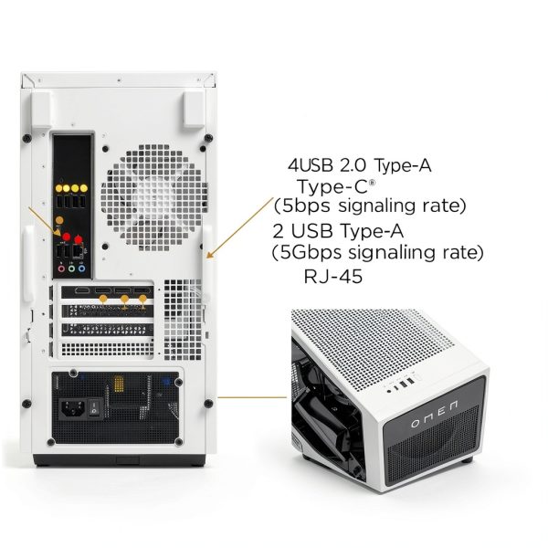 HP OMEN 35L Gaming Desktop AMD Ryzen 5 16GB DDR5 RTX 5060-9