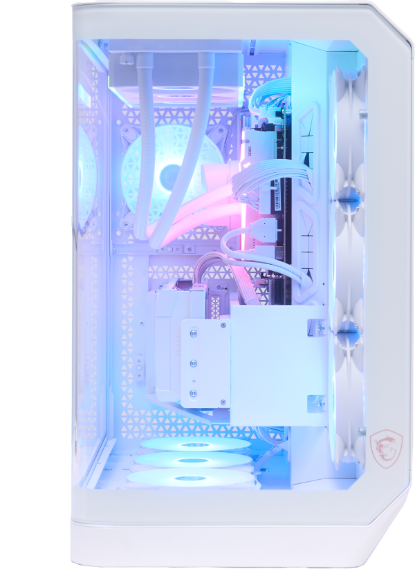 MSI Vision ZS Gaming Desktop RTX 5080 Ryzen 9 9950X3D-4