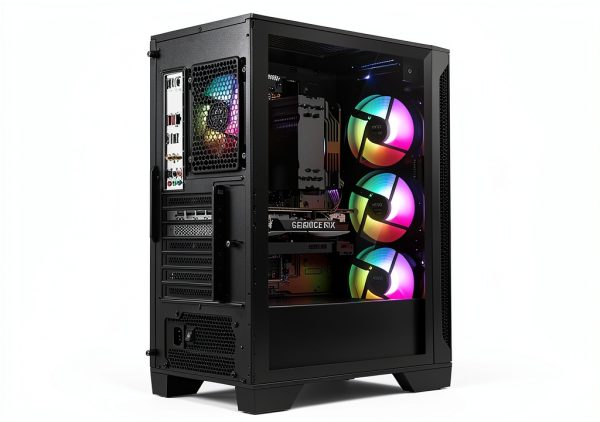 MSI Gaming PC AMD Ryzen 5 8400F RTX 3050 Wi Fi 6E-3